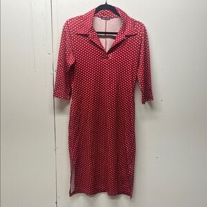 Vintage Silvergate Red and White Polka Dot Dress Small
